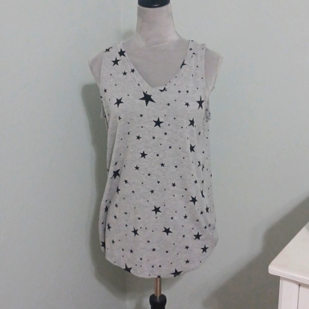 Zenana grey & black large tank